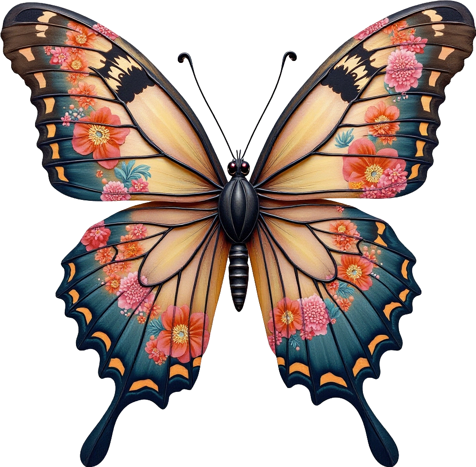 Floral Butterfly